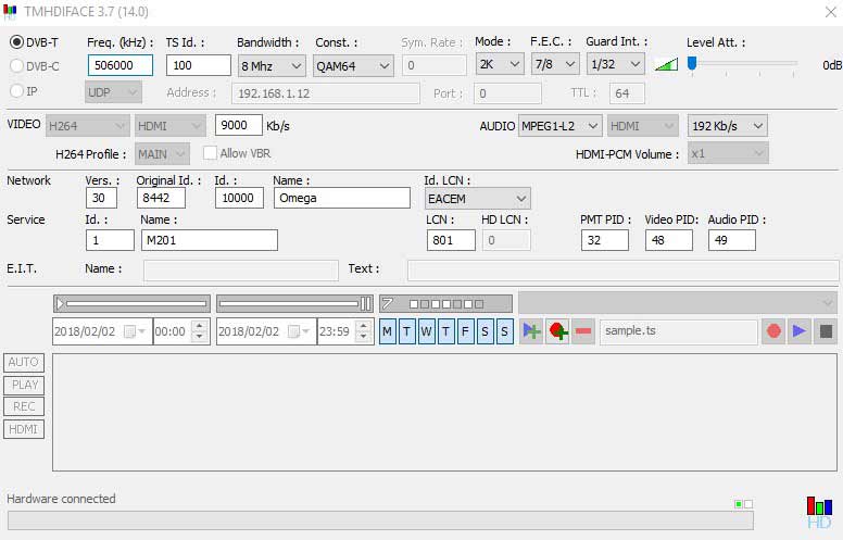 Λογισμικό διαχείρισης του Ωmega Digitech M201 μέσω Η/Υ 