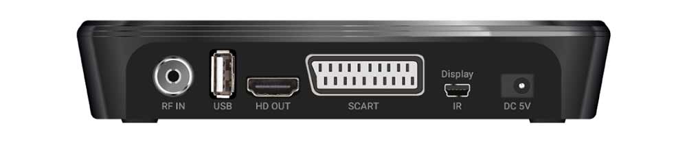 Οι συνδέσεις του Redline T30 HEVC